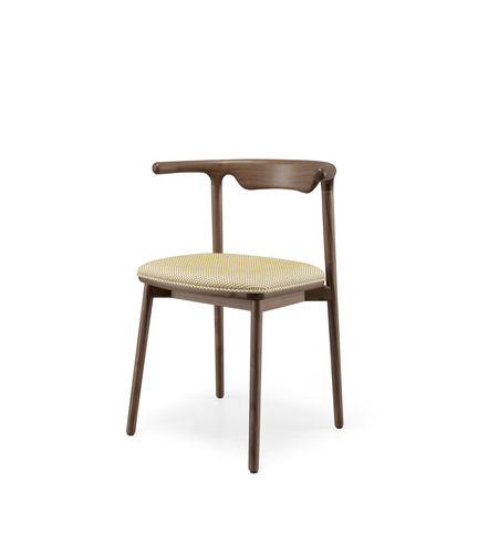 Sedia contemporanea - PALA - Wewood - Portuguese Joinery - da interno / in tessuto / in rovere
