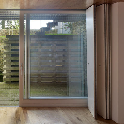 Porta industriale a libro - CLASSIC FOLD : SF-322D - SAHECO - in legno