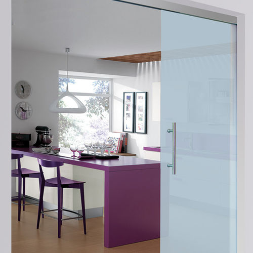 Porta da interno - CLASSIC : SV-A - SAHECO - in vetro / scorrevole / vetrata