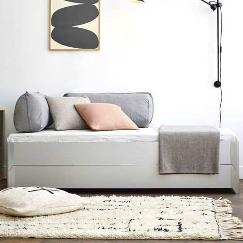 Letto matrimoniale - TORO - more - singolo / contemporaneo / con testiera imbottita