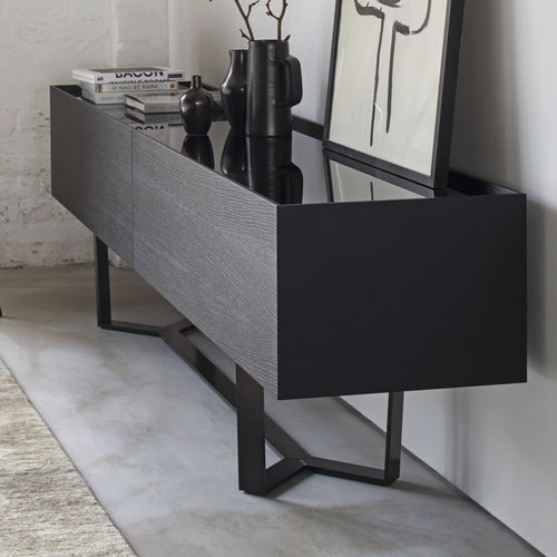 Credenza contemporanea - PERO  - more - in legno / in vetro / con cassetti