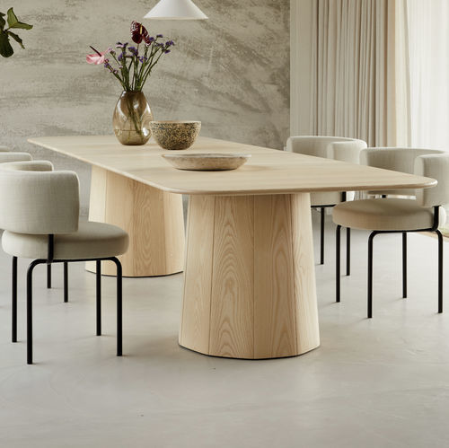 Tavolo contemporaneo - EEVA  - more - in legno massiccio / in legno oliato / in legno lucido