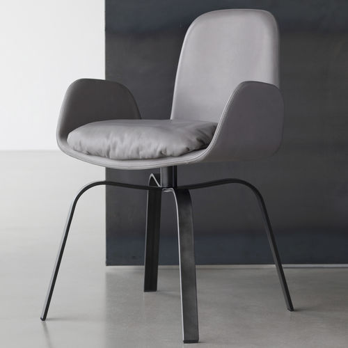 Sedia contemporanea - PEC  - more - da interno / in plastica / in acciaio