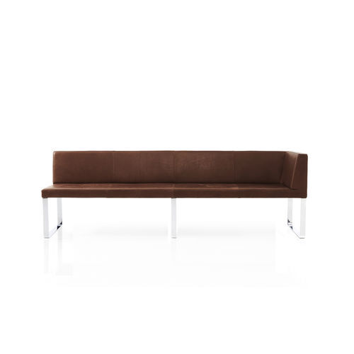 Divanetto imbottito modulare - BOP WALL-HUNG  - more - contemporaneo / in tessuto / in pelle