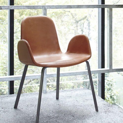 Sedia contemporanea - PEC  - more - da interno / in plastica / in acciaio