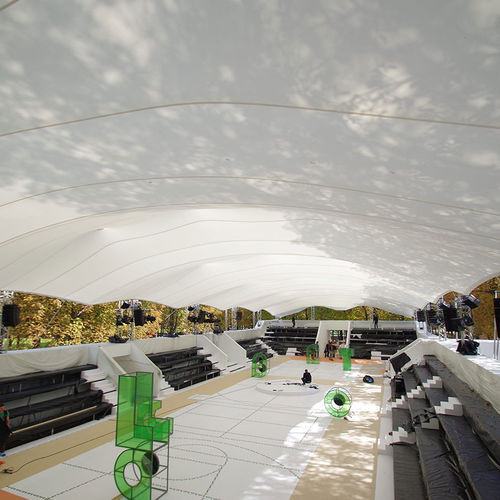 Tensostruttura a membrana e funi - AIR STRETCH - HIGH POINT - per copertura / con membrana in ETFE / per eventi
