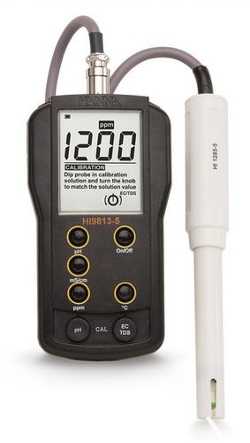 Analizzatore dell'acqua multiparametrico - HI9813-5 - Hanna Instruments - pH / conducibilità