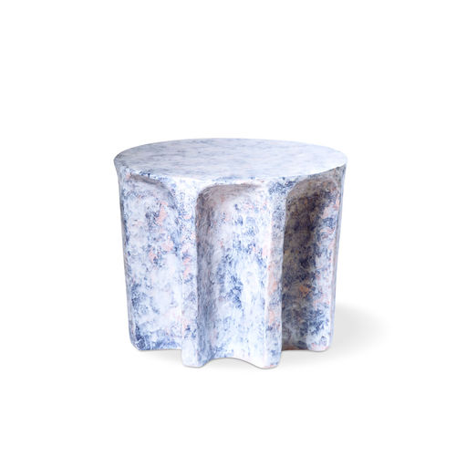 Tavolino basso contemporaneo - CHOUCHOU - Pulpo - in ceramica / con base in ceramica / rotondo
