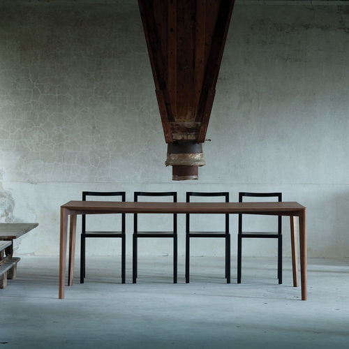 Tavolo contemporaneo - FRAMEWORK - L'abbate - in noce / in faggio / rettangolare