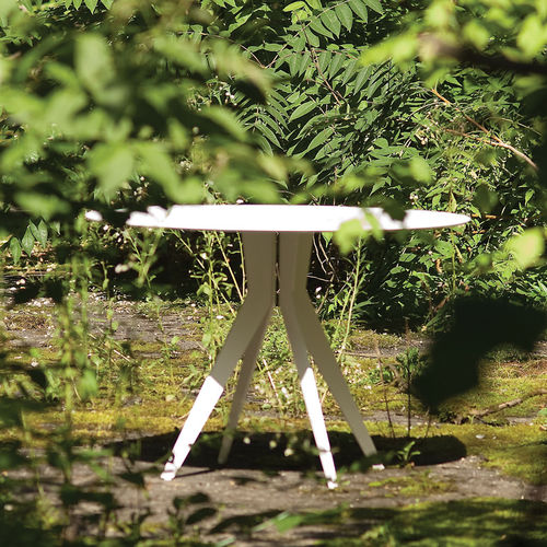 Tavolo contemporaneo - OUTLINE - L'abbate - in legno / rettangolare / rotondo