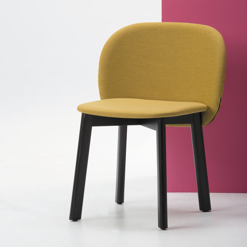Sedia contemporanea - CHIPS S - CHAIRS & MORE - da interno / in tessuto / con supporto in faggio
