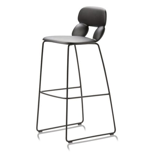 Sedia alta contemporanea - NUBE SL SG 80 - CHAIRS & MORE - da interno / in metallo / in poliuretano