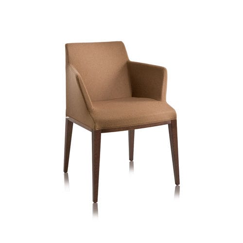 Poltrona contemporanea - BLOOM SP - CHAIRS & MORE - in tessuto / in rovere / bridge