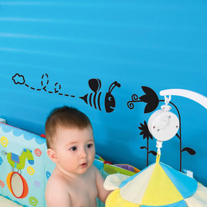 Adesivo da parete per bambini - LITLLE BEE 	 - Paristic - in vinile