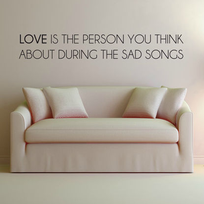 Adesivo da parete con testo - LOVE 	 - Paristic