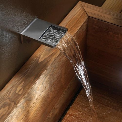 Bocca per vasca in ottone cromato - E88500 - BOSSINI - a muro / professionale / finitura cromata