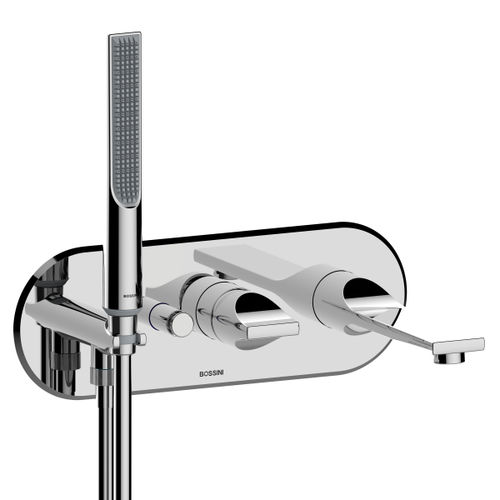 Miscelatore da doccia - Z00555+Z00546 - BOSSINI - da vasca / da parete / in metallo cromato