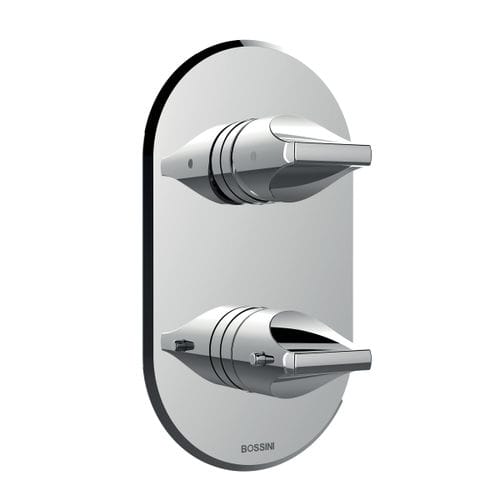 Miscelatore per lavabo - Z00500+Z00125 - BOSSINI - da parete / termostatico / in metallo cromato