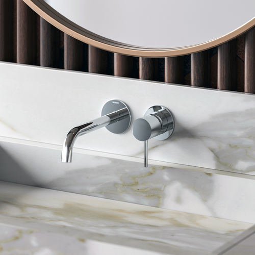 Miscelatore per lavabo - Z00730 + Z00801  - BOSSINI - da parete / da incasso / meccanico