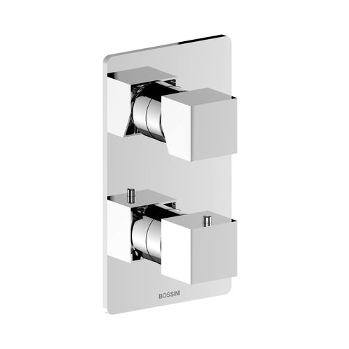 Miscelatore da doccia - Z00061 + Z00125 - BOSSINI - da parete / termostatico / in ottone