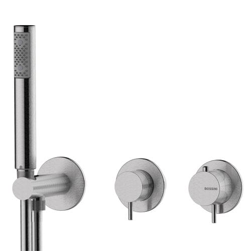 Miscelatore da doccia - INZ227 + INZ214 - BOSSINI - da parete / termostatico / in acciaio inossidabile 316L