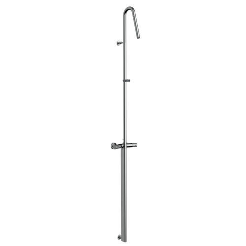 Colonna doccia termostatica - L90001 - BOSSINI - in ottone / su piede / contemporanea