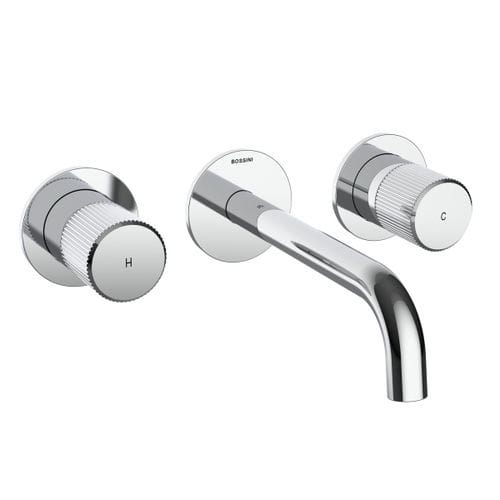 Miscelatore doppio comando per lavabo - Z00910 - BOSSINI - da parete / in ottone / da bagno