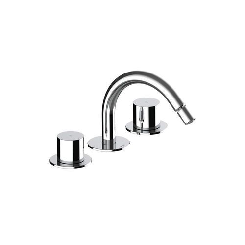 Miscelatore doppio comando per lavabo - Z00717 - BOSSINI - da parete / in ottone cromato / in ottone placcato oro