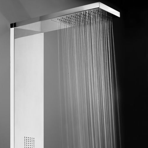 Colonna doccia termostatica - L00891 - BOSSINI - in acciaio inossidabile / da parete / contemporanea
