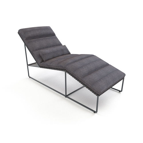 Lettino prendisole contemporaneo - MIAMI - Serenite Luxury Monaco - in Sunbrella® / in acciaio inossidabile