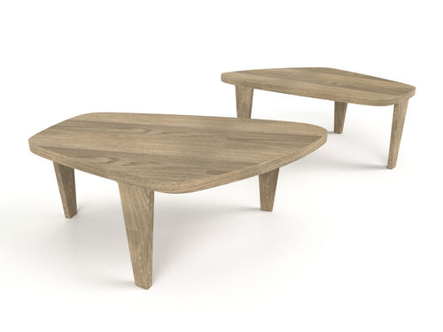 Tavolino basso vintage - HELSINKI - Serenite Luxury Monaco - in legno / ovale / curvo