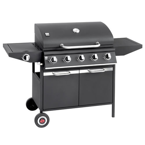 Barbecue a gas - 12759 - Landmann - con rotelle / in metallo / con carrello
