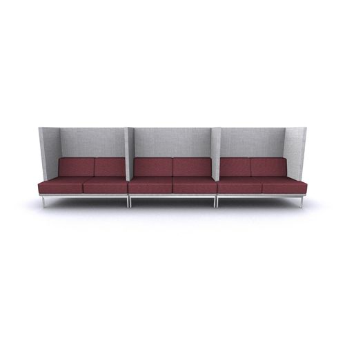 Divano modulare - TWENTY L_MEDIUM - Moschella Sedute Srl - contemporaneo / in tessuto / in schiuma di poliuretano