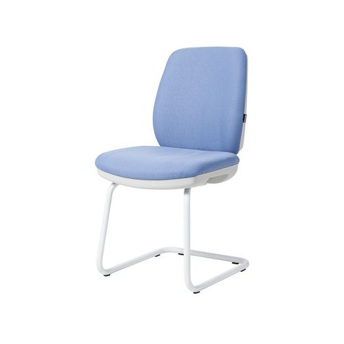 Sedia visitatore contemporanea - ORION - Moschella Sedute Srl - da interno / in tessuto / in faggio