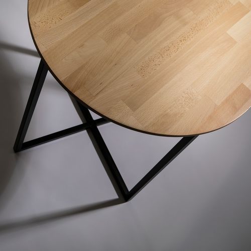 Tavolino basso contemporaneo - KUBE C - Moschella Sedute Srl - in legno / con supporto in acciaio / rettangolare