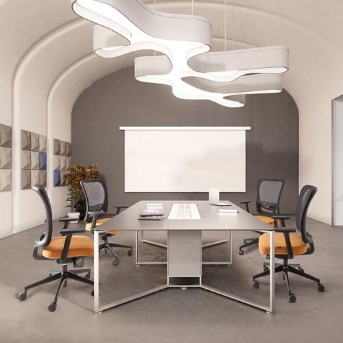 Poltrona da ufficio contemporanea - KIVA - Moschella Sedute Srl - in rete / in poliuretano / in nylon