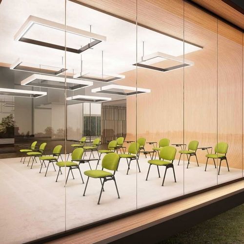 Sedia da conferenza contemporanea - JOLLY  - Moschella Sedute Srl - da interno / in tessuto / in nylon