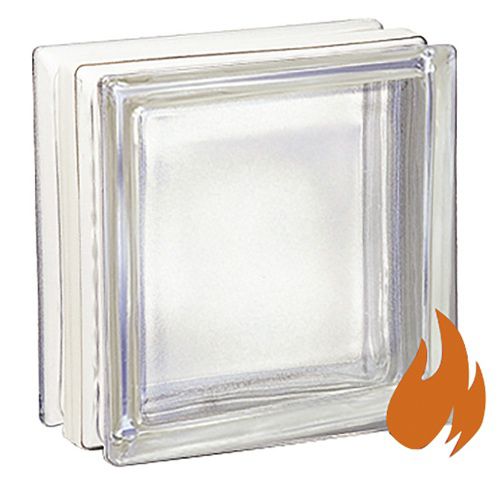 Mattone di vetro quadrato - Briques de verre - LA ROCHERE - satinato / per facciata / per muro