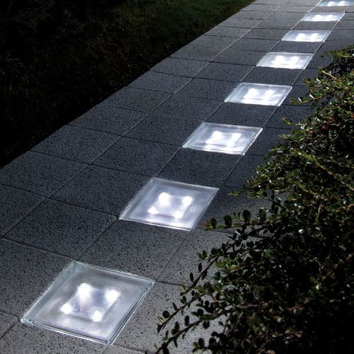 Pavé luminoso - 60140 - LA ROCHERE - in vetro / da esterno / per ingresso