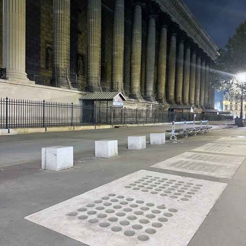Pavé tondo - 60061 - LA ROCHERE - in vetro / da interno / da esterno
