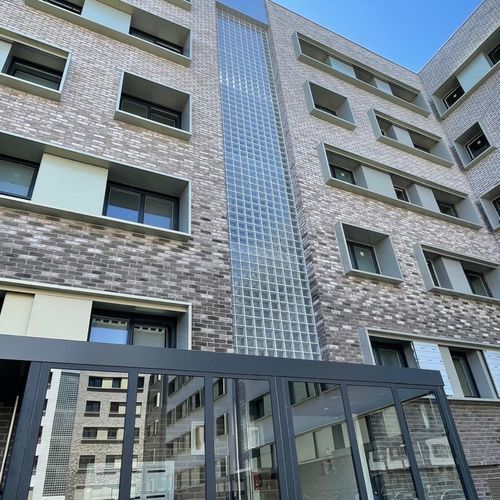 Mattone di vetro quadrato - 60007 - LA ROCHERE - testurizzato / liscio / per facciata