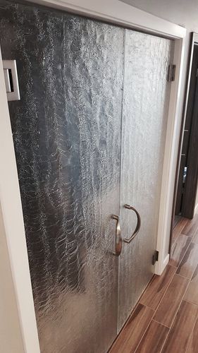 Porta da interno - ThinkGlass - in vetro / battente / vetrata
