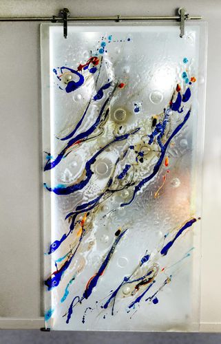 Porta da interno - ThinkGlass - in vetro / scorrevole / vetrata