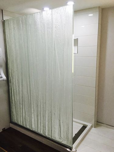 Parete doccia fissa - ThinkGlass - battente / luminosa