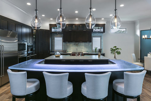 Bancone da cucina - 3 - ThinkGlass - da bar / in vetro / a U