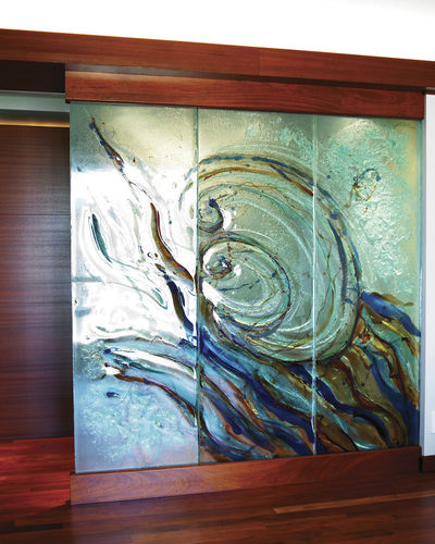 Parete amovibile - ThinkGlass - fissa / scorrevole / in vetro