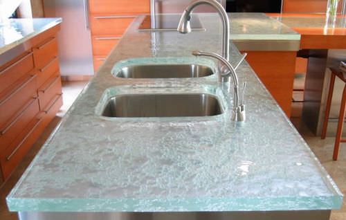 Piano di lavoro in vetro - ULTIMATE  - ThinkGlass - da cucina