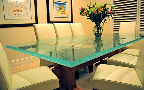 Tavolo contemporaneo - WARM & INVITING - ThinkGlass - in vetro / quadrato