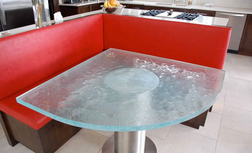 Tavolo contemporaneo - SMALL SPACES - ThinkGlass - in vetro
