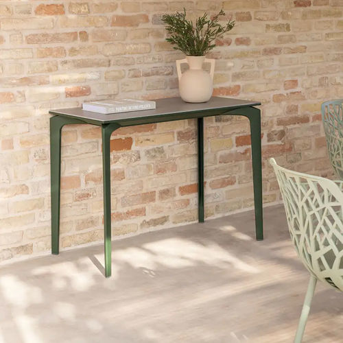 Consolle contemporanea - AllSize - FAST SPA - in alluminio verniciato / in gres porcellanato / con supporto in alluminio dipinto